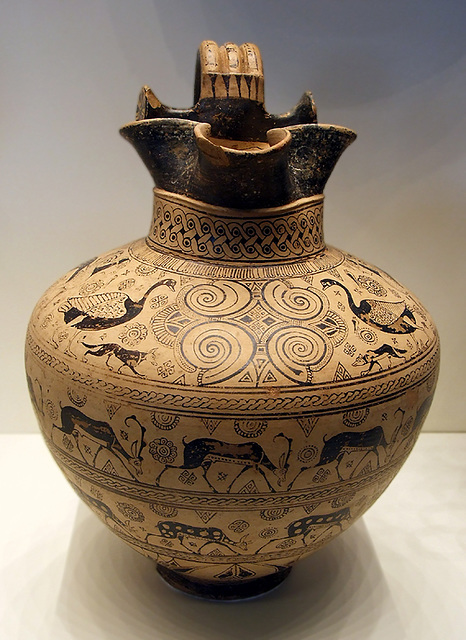 Pitcher with Geese, Dogs, and Ruminants in the Getty Villa, July 2008
