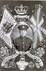 Boer War commemorative Postcard 37th Hampshire Regiment