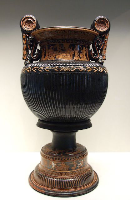 Volute Krater with Adonis, Aphrodite, and Persephone in the Getty Villa, July 2008