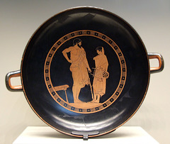 Kylix with a Boy Holding a Lyre by Douris in the Getty Villa, July 2008