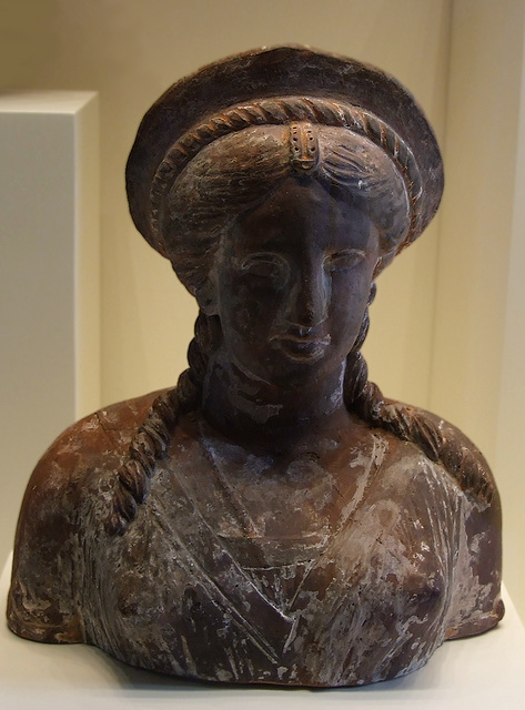 Sicilian Bust of a Woman in the Getty Villa, July 2008