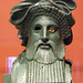 Detail of a Herm of Dionysos in the Getty Villa, July 2008
