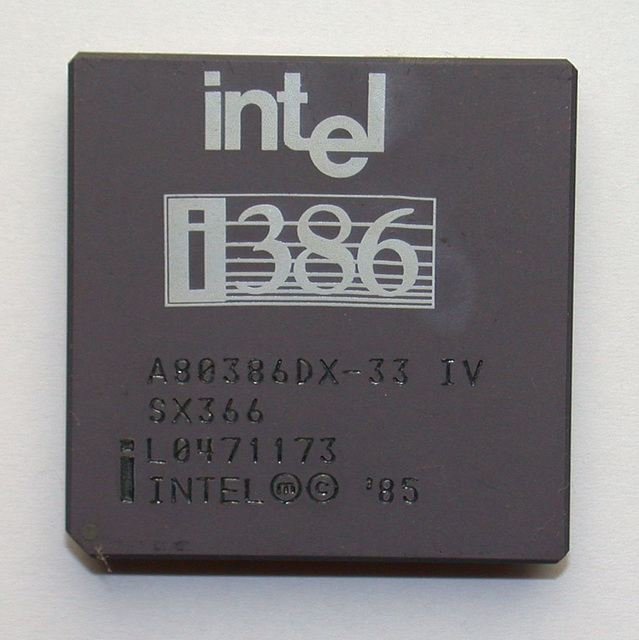 Intel I386 DX33