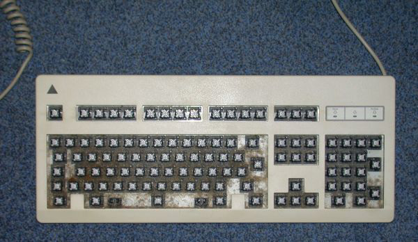 Mucky keyboard