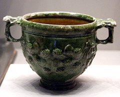 Cup with Pinecone Reliefs in the Getty Villa, July 2008