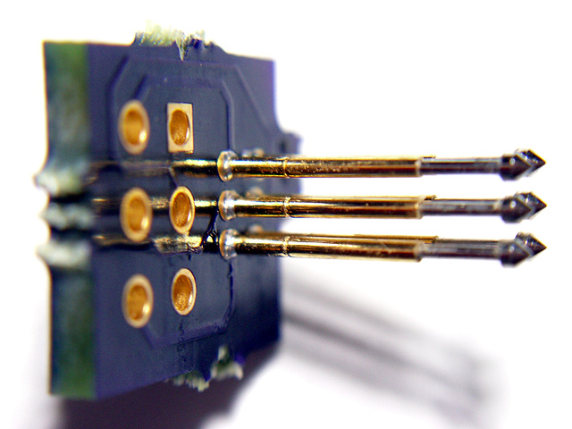 AVR ISP pogo-pin programming adapter