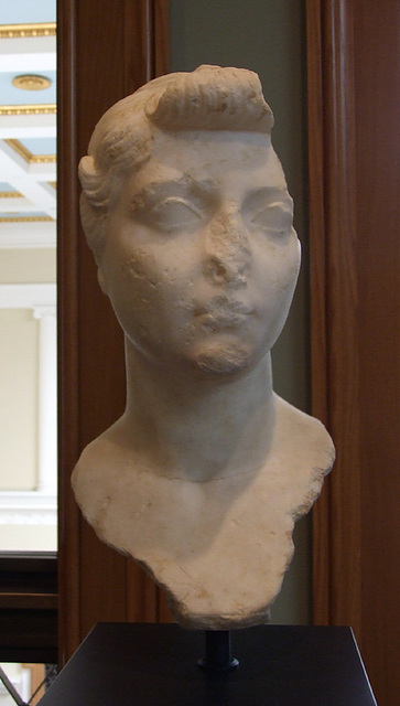 Bust of Livia Drusilla in the Getty Villa, July 2008