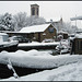 thick snow on the canalside