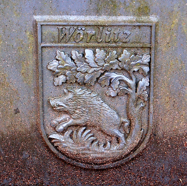 apro - la blazona besto de Vorlico (Keiler - das Wappentier von Wörlitz