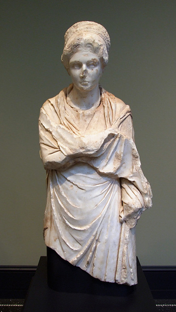Portrait of a Young Woman in the Getty Villa, July 2008