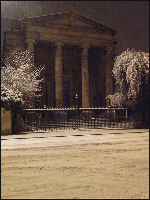 Freud on a snowy night