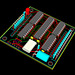 8x8 RGB Matrix board V2 - 3D