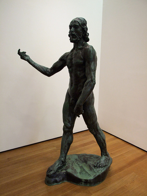 St. John the Baptist Preaching by Rodin at the Museum of Modern Art, July 2007