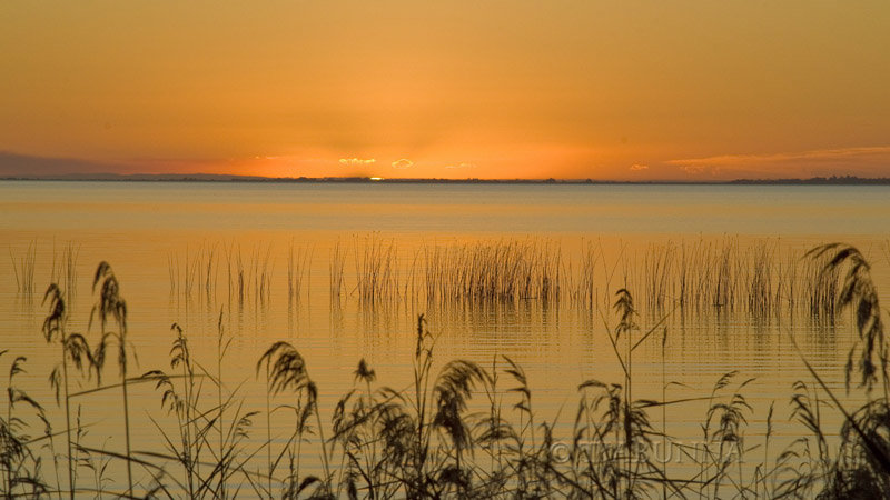 Sunset at Lake Albert