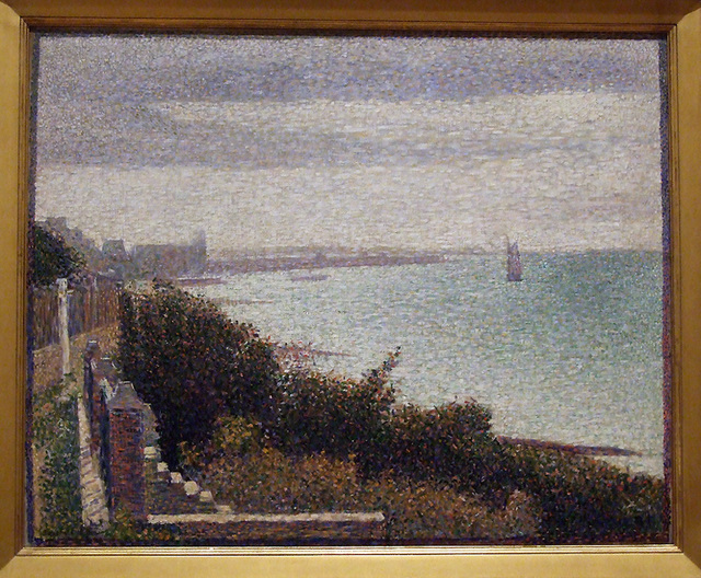 Grandcamp, Evening by Seurat in the Museum of Modern Art, July 2007