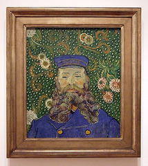 Portrait of Joseph Roulin by Van Gogh in the Museum of Modern Art, July 2007