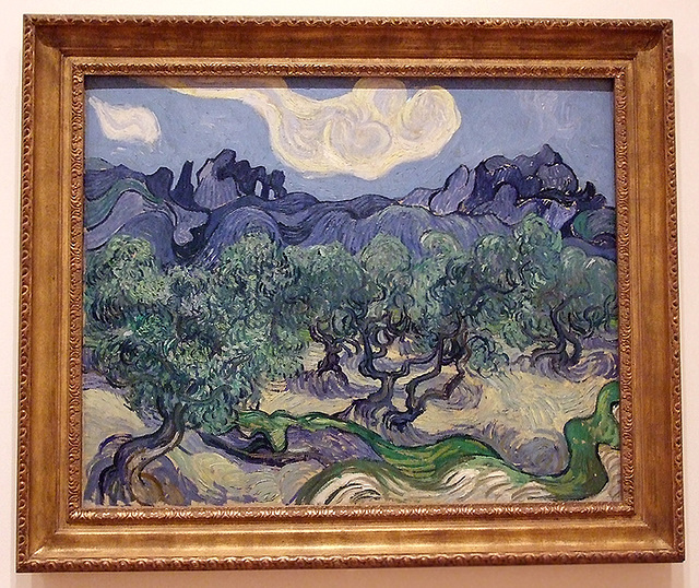 The Olive Trees by Van Gogh in the Museum of Modern Art, July 2007