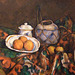 Detail of Still Life With Ginger Jar by Cezanne in the Museum of Modern Art, August 2007