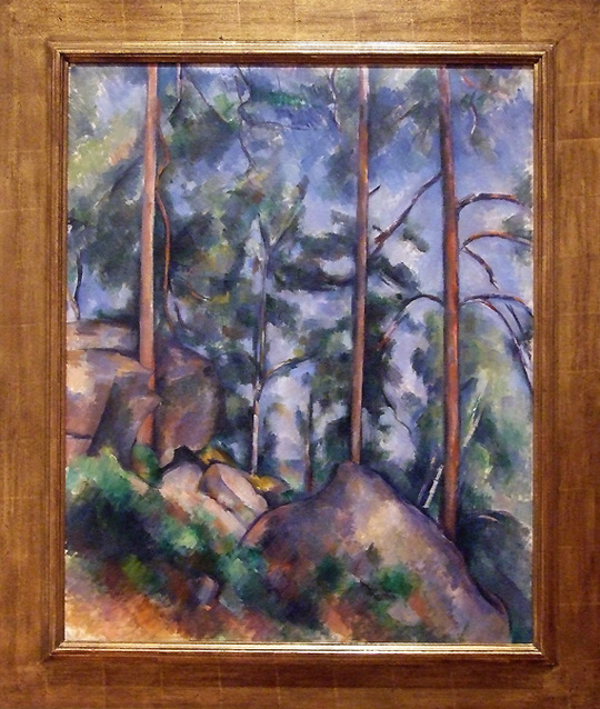 Pines and Rocks by Cezanne in the Museum of Modern Art, July 2007