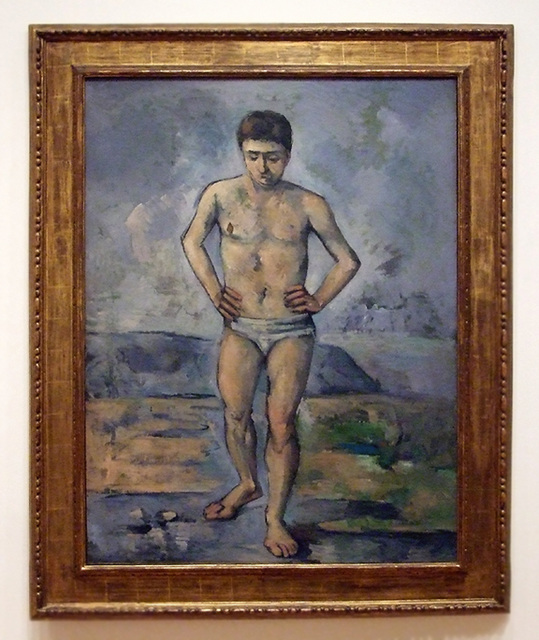 The Bather by Cezanne in the Museum of Modern Art, July 2007