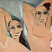 Detail of Les Demoiselles D'Avignon by Picasso in the Museum of Modern Art, July 2007