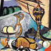 Detail of the Still Life after Jan Davidsz de Heem's Dessert by Matisse in the Museum of Modern Art, August 2007