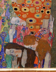 Detail of Hope II by Klimt in the Museum of Modern Art, August 2007