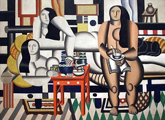 Three Women by Leger in the Museum of Modern Art, August 2007