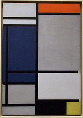 Composition in Red, Blue, Black, Yellow and Gray by Mondrian in the Museum of Modern Art, August 2007