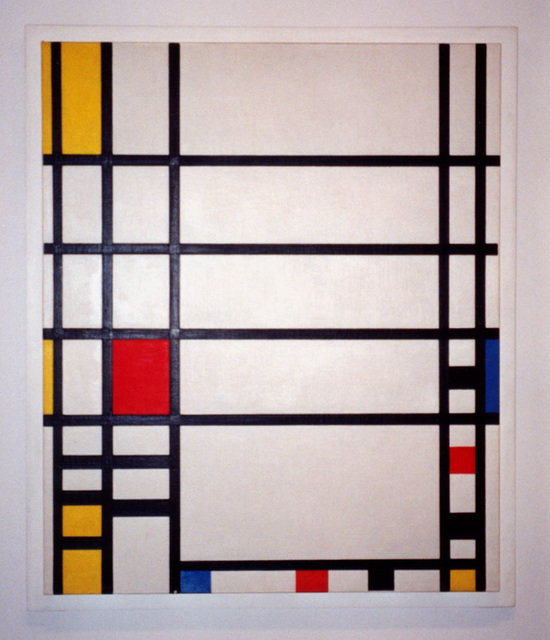 Trafalgar Square by Mondrian at MOMA, 1994