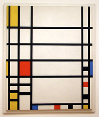 Trafalgar Square by Mondrian in the Museum of Modern Art, August 2007
