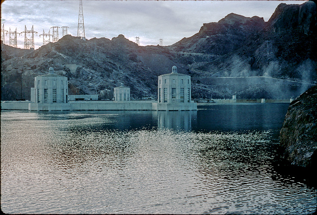 Back of Hoover Dam.