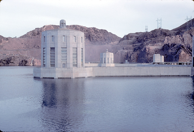 Back of Hoover Dam