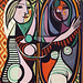 Girl Before a Mirror by Picasso in the Museum of Modern Art, July 2007