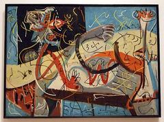 Stenographic Figure by Jackson Pollock in the Museum of Modern Art, December 2007
