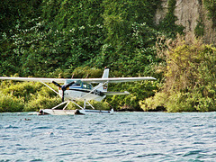 Sea plane on Lake Taupo