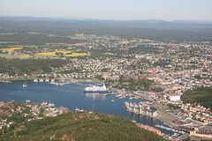 Getting close to Torp (TRF) airport, Norway
