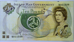 Isle of Man 2013 – £10 Isle of Man Pounds note