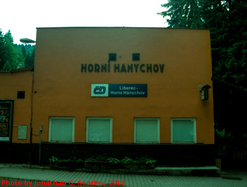 Horni Hanychov Station on Jested Cable Gondola, Picture 2, Edited LoRes Version, Horni Hanychov, Liberecky Kraj, Bohemia (CZ), 2012