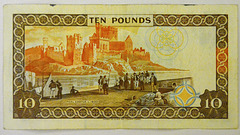 Isle of Man 2013 – £10 Isle of Man Pounds note reverse side