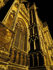 lincoln cathedral at night