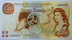 Isle of Man 2013 – £20 Isle of Man Pounds note