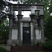 Mausoleum in the form of an Egyptian Temple in Woodlawn Cemetery, August 2008