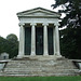 Ionic "Temple" with Bronze Reliefs Mausoleum in Woodlawn Cemetery, August 2008