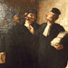 Detail of Three Lawyers by Daumier in the Phillips Collection, January 2011