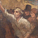 Detail of The Uprising by Daumier in the Phillips Collection, January 2011