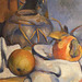 Detail of Ginger Pot with Pomegranate and Pears by Cezanne in the Phillips Collection, January 2011