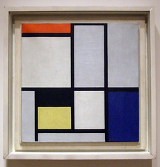 Composition No. 111 by Mondrian in the Phillips Collection, January 2011