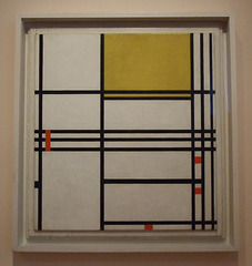 Painting No. 9 by Mondrian in the Phillips Collection, January 2011