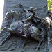Detail of the Base of the Anita Garibaldi Monument on the Janiculum Hill in Rome, June 2012